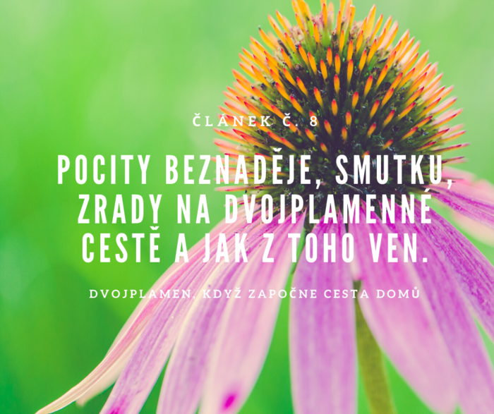Pocity beznaděje, smutku, strachu, zrady na dvojplamenné cestě a jak z